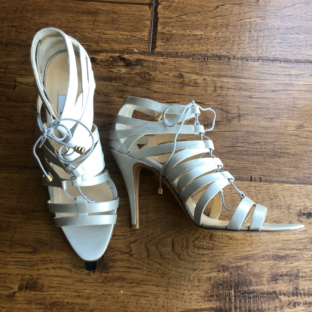 Bionda Castana Cage Lace Up Pump Stiletto Heel